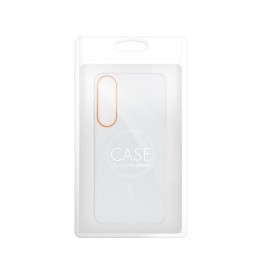 Case for Honor 400 PRO Go Orange MagSafe compatible transparent