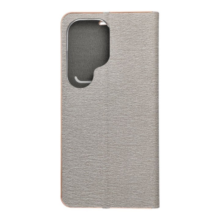 Чохол з клапаном для Samsung S26 ULTRA Luna Book Gold сріблястий