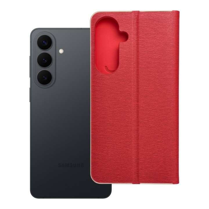Flip case for Samsung S26 PLUS Luna Book Gold red