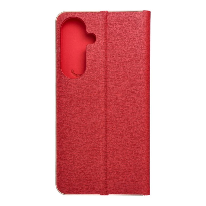 Etui z klapką na Samsung S26 PLUS Luna Book Gold czerwone