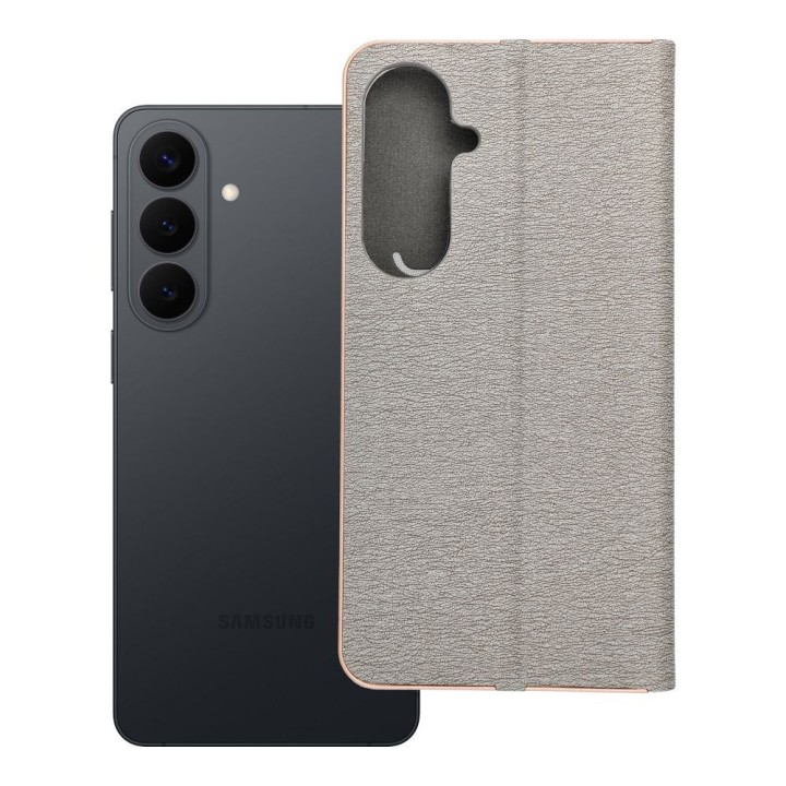 Flip case for Samsung S26 PLUS Luna Book Gold silver