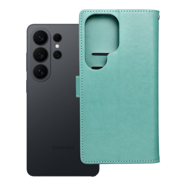 Чехол с клапаном для Samsung S26 ULTRA Mezzo Book ловец снов зеленый