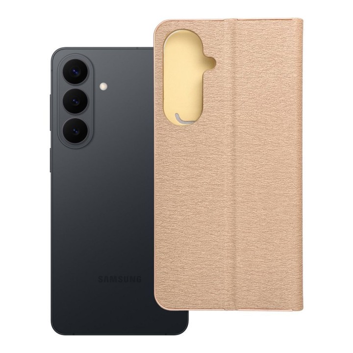 Чехол с клапаном для Samsung S26 PLUS Luna Book Gold золотой