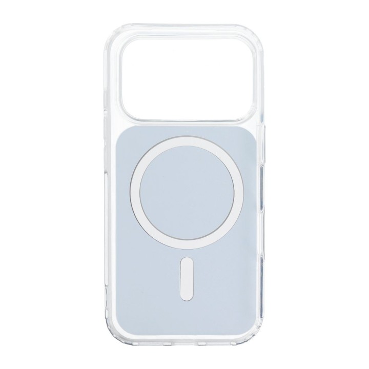 Case for iPhone 15 PRO MAX Clear Fusion Mag Cover compatible with MagSafe navy blue