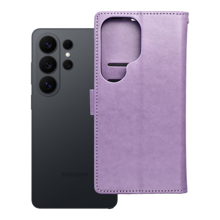 Etui z klapką na Samsung S26 ULTRA Mezzo Book łapacz snów fioletowy