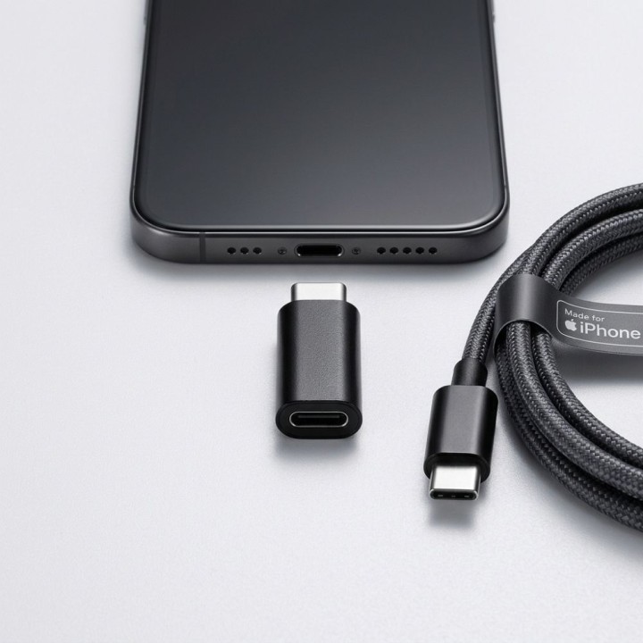 Адаптер Micro USB для USB C Blue Star чорний