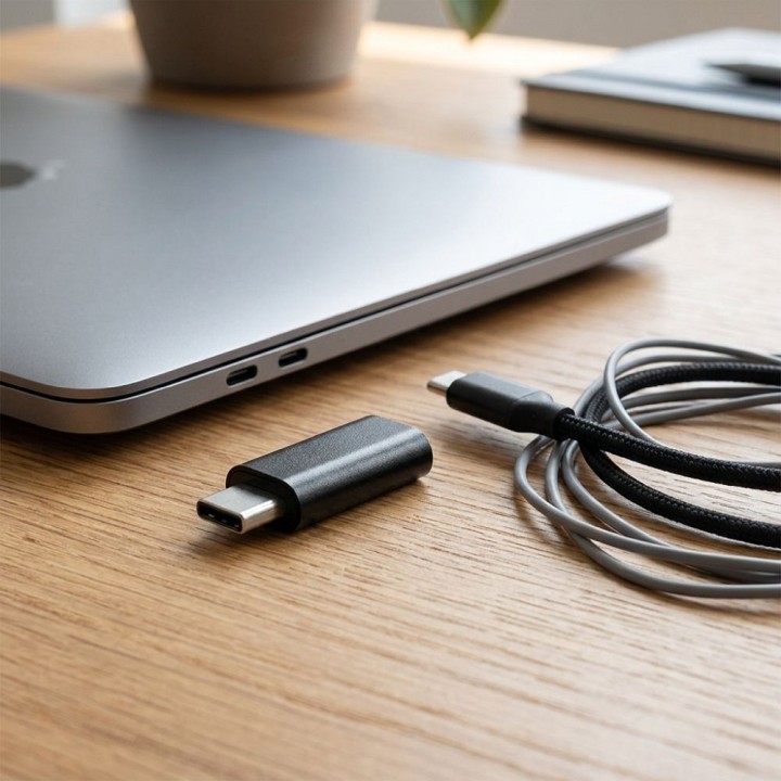 Адаптер Micro USB для USB C Blue Star чорний