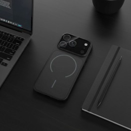 Case for iPhone 16 PRO Make 17 compatible with MagSafe black