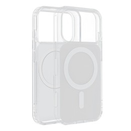 Case for iPhone 15 PRO MAX Clear Fusion Mag Cover MagSafe compatible white