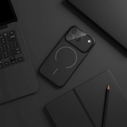 Чохол для iPhone 16 PRO MAX Make 17 сумісний з MagSafe чорний
