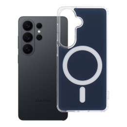 Case for Samsung S26 Clear Fusion Mag Cover MagSafe compatible navy blue