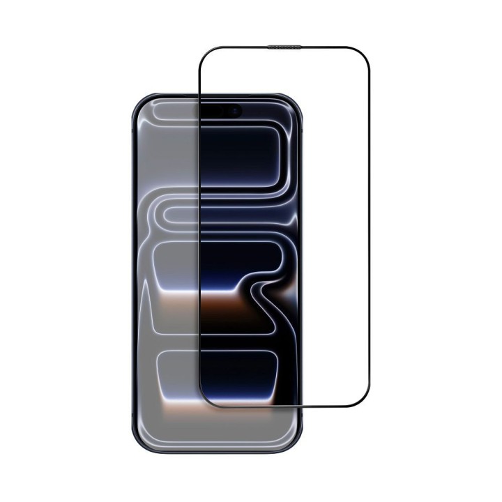 Szkło hartowane 5D do iPhone 17 PRO MAX Blue Star AR czarne