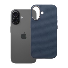 Чехол для iPhone 17 K-Look совместимый с MagSafe синий