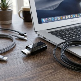 Adapter USB C do Micro USB Blue Star czarny