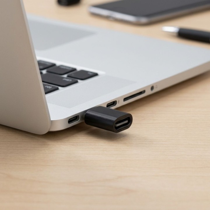 Адаптер USB C на Micro USB Blue Star чорний