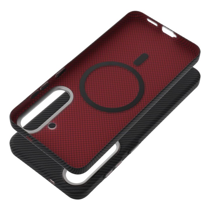 Чехол для Samsung A17 / A18 K-Look совместимый с MagSafe черный