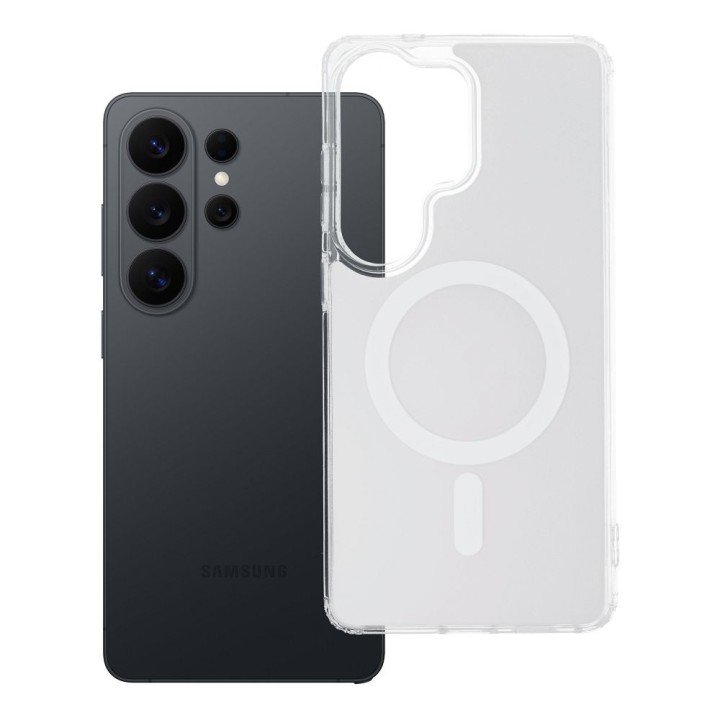 Etui na Samsung S26 ULTRA Clear Fusion Mag Cover zgodne z MagSafe białe