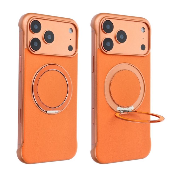 Case for iPhone 17 AIR Edge Free compatible with MagSafe orange