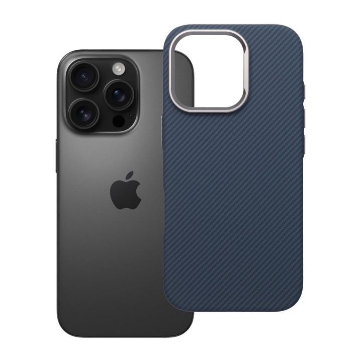 Чехол для iPhone 16 PRO K-Look совместимый с MagSafe синий