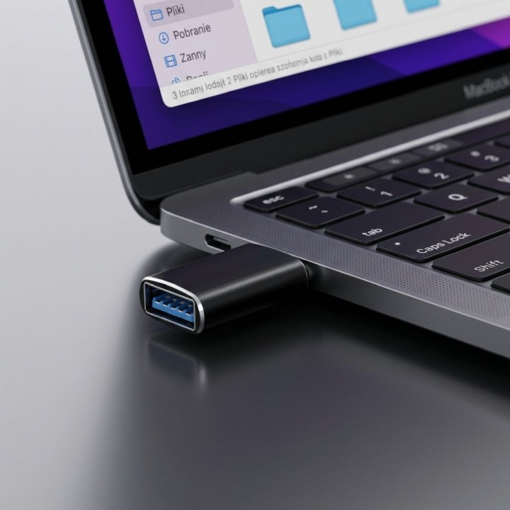 Адаптер USB A 3.0 на USB C Blue Star чорний