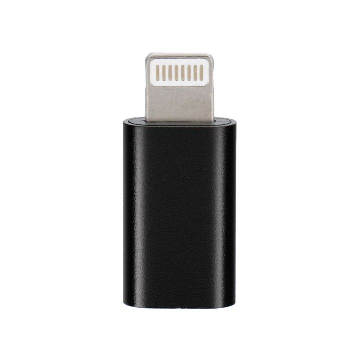Adapter USB C to Lightning Blue Star black