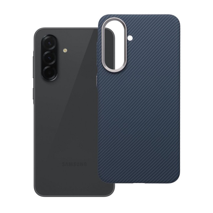 Case for Samsung A36 K-Look compatible with MagSafe blue