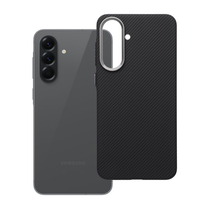 Case for Samsung A56 K-Look compatible with MagSafe black