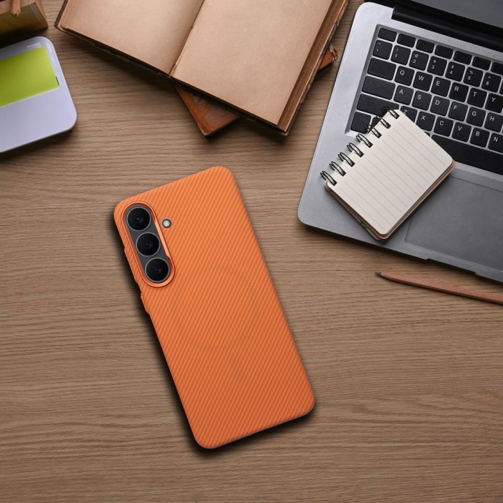 Case for Samsung S26 PLUS K-Look compatible with MagSafe orange