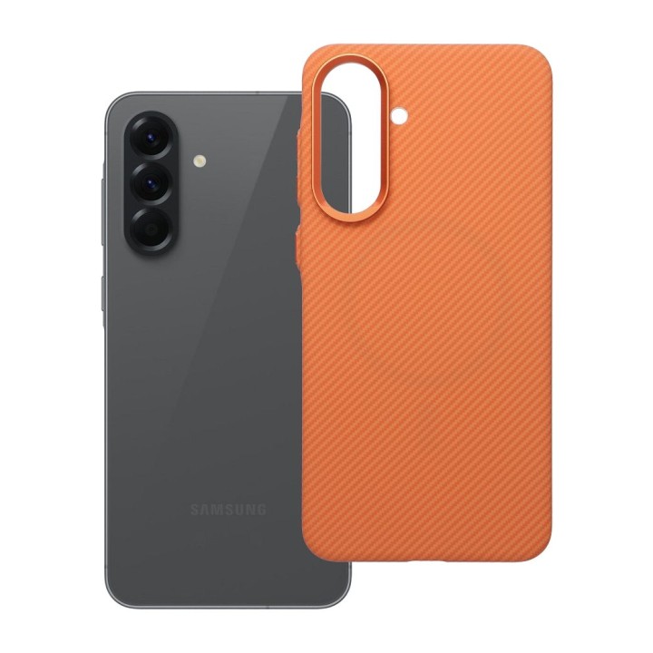 Case for Samsung A56 K-Look MagSafe compatible orange