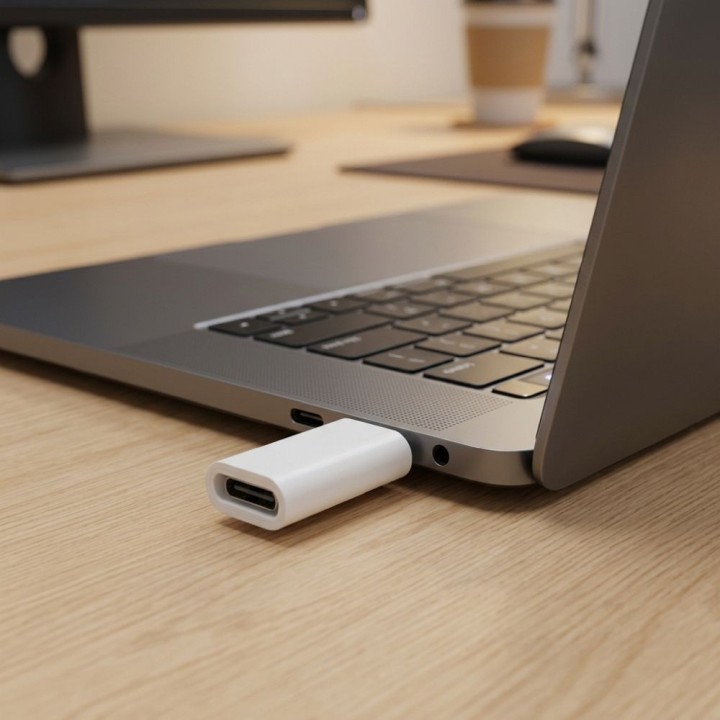 Адаптер USB C на Micro USB Blue Star белый