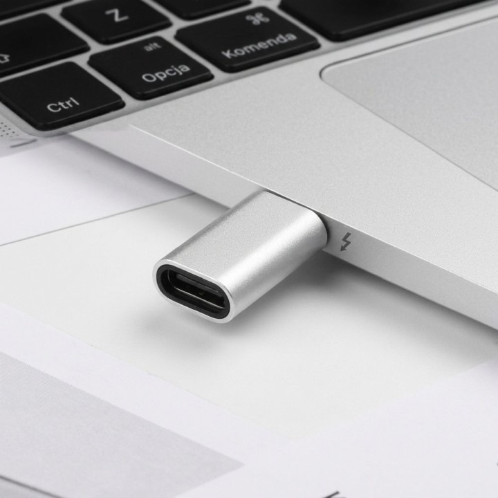 Adapter Micro USB to USB C Blue Star white