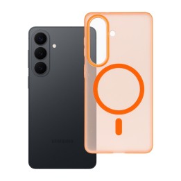 Чехол для Samsung S26 Go Orange совместимый с MagSafe оранжевый