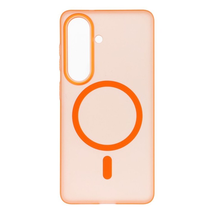 Чохол для Samsung S26 Go Orange сумісний з MagSafe помаранчевий
