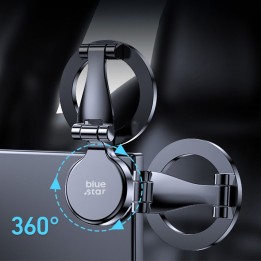 Phone holder for car magnetic Blue Star Easy View compatible with Magsafe black