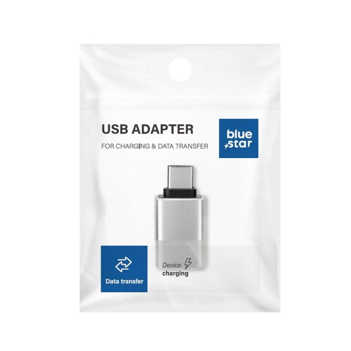 Адаптер USB A 3.0 для USB C Blue Star белый