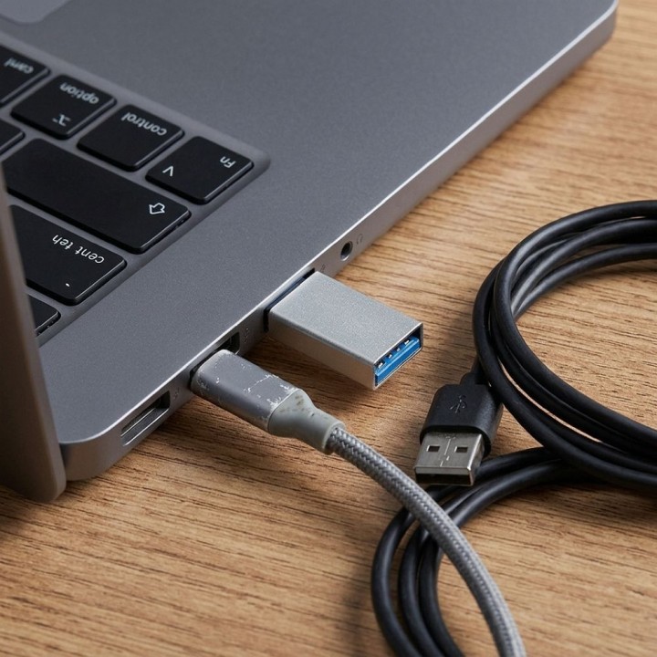 Адаптер USB A 3.0 для USB C Blue Star белый