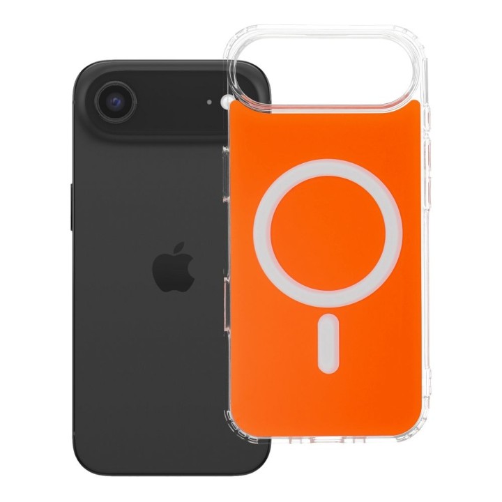 Чохол для iPhone 17 AIR Clear Fusion Mag Cover сумісний із MagSafe hermes orange