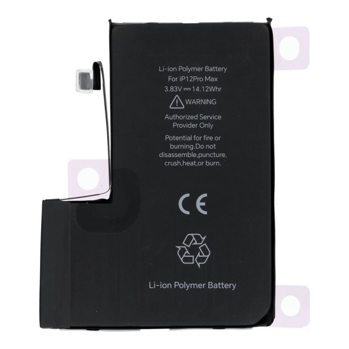 JCID Battery with assignable as USED for iPhone 12 Pro Max 3687 mAh (standard capacity)