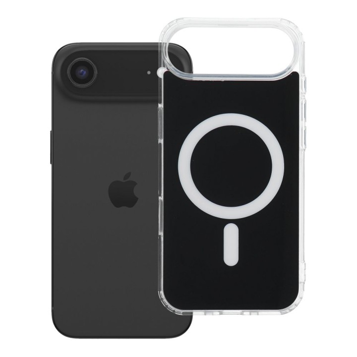 Case for iPhone 17 AIR Clear Fusion Mag Cover MagSafe compatible black