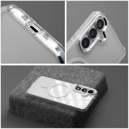 Чохол для Honor 400 Frame Clear Hybrid Mag Cover сумісний з MagSafe прозорий