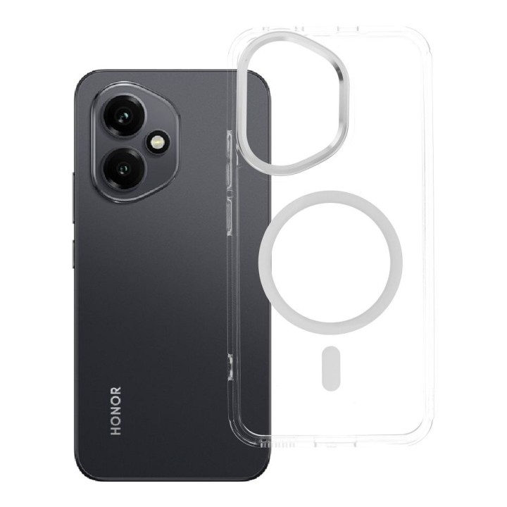Case for Honor 400 Frame Clear Hybrid Mag Cover MagSafe compatible transparent