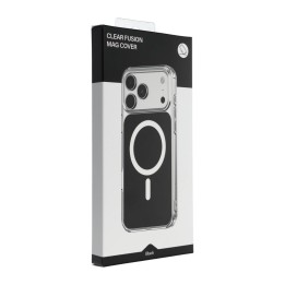 Чохол для iPhone 17 Pro Max / 18 Pro Max (low camera edge) Clear Fusion Mag Cover сумісний з MagSafe чорний