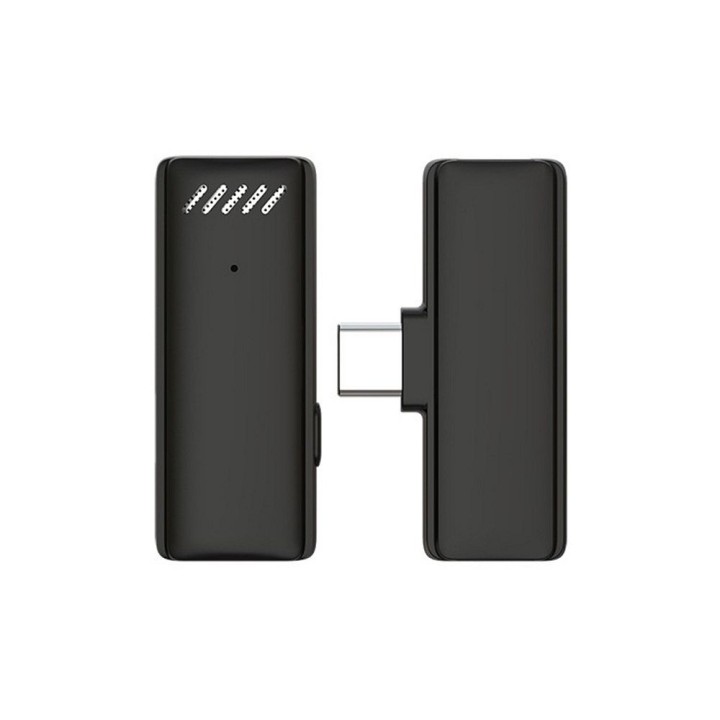 Lavalier microphone wireless Type C with case charging S11 black