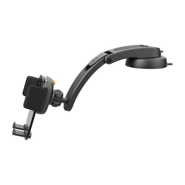 Phone holder for car Blue Star Long Neck Crystal for dashboard / windscreen black