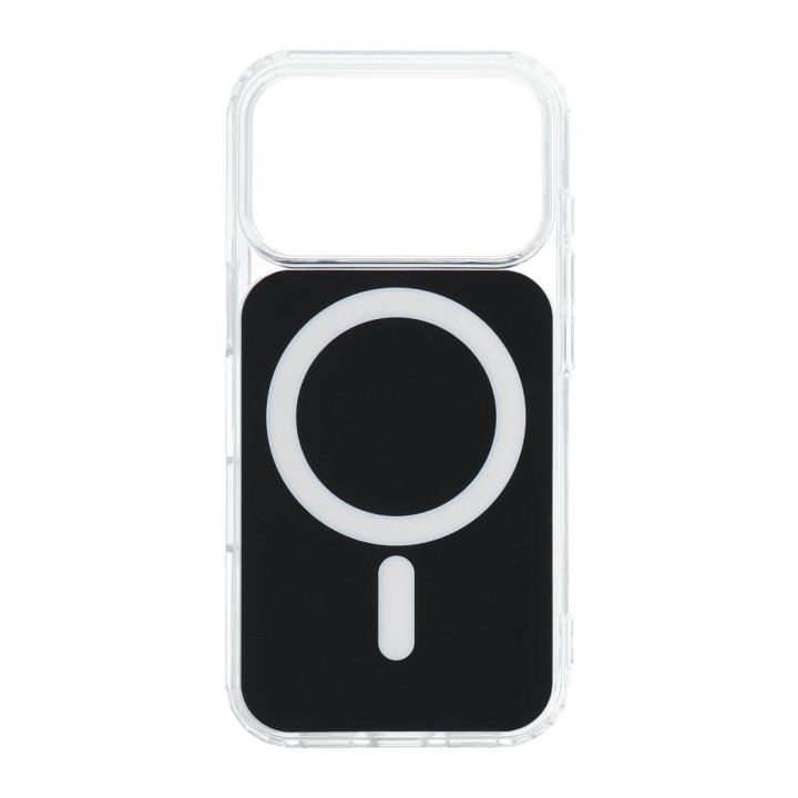 Case for iPhone 16 Clear Fusion Mag Cover compatible with MagSafe black