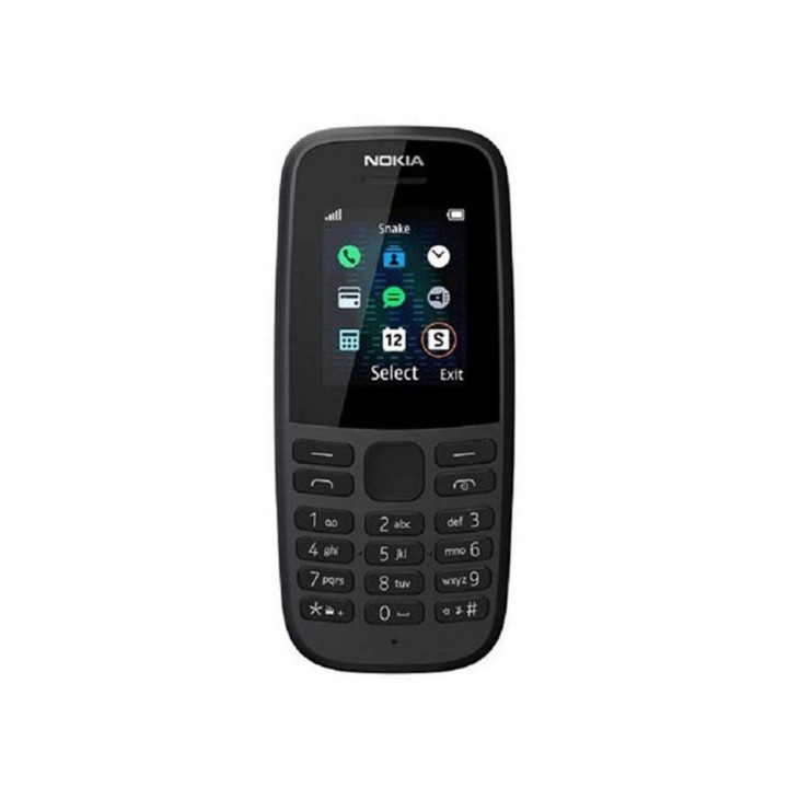 Телефон komórkowy Nokia 105 2019 2G Dual SIM черный