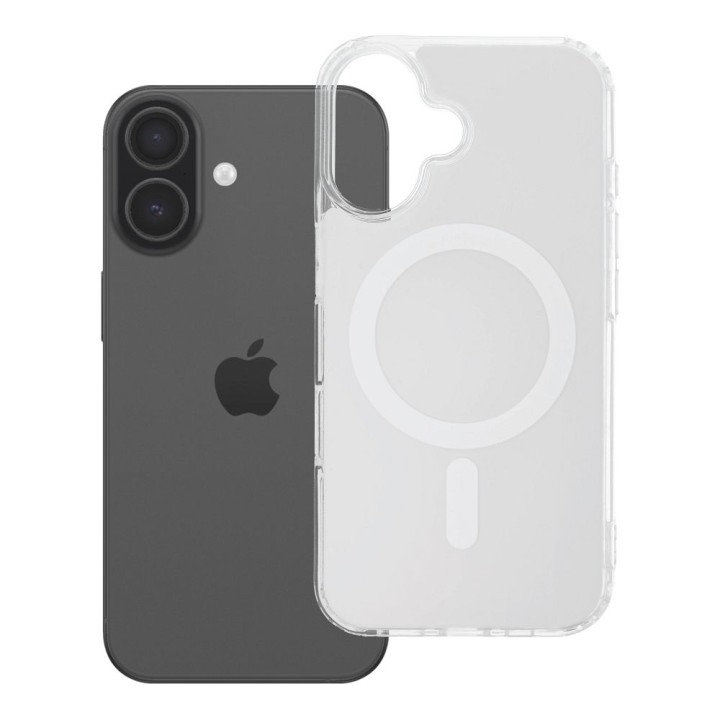 Etui na iPhone 16 Clear Fusion Mag Cover zgodne z MagSafe białe