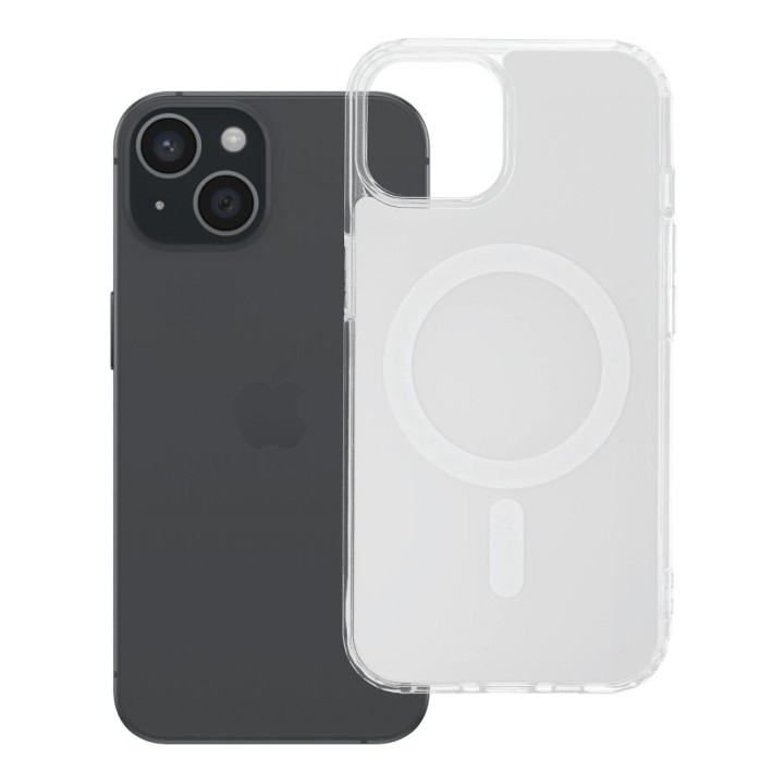 Etui na iPhone 15 Clear Fusion Mag Cover zgodne z MagSafe białe