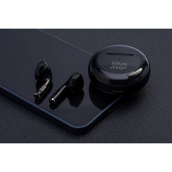 Wireless in-ear headphones Blue Star Circle Beat TX3 TWS black