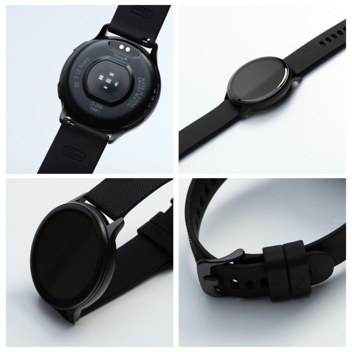 Smartwatch TITMO O-200 (GPS, AMOLED, Bluetooth call, strap silicone) black 0INT